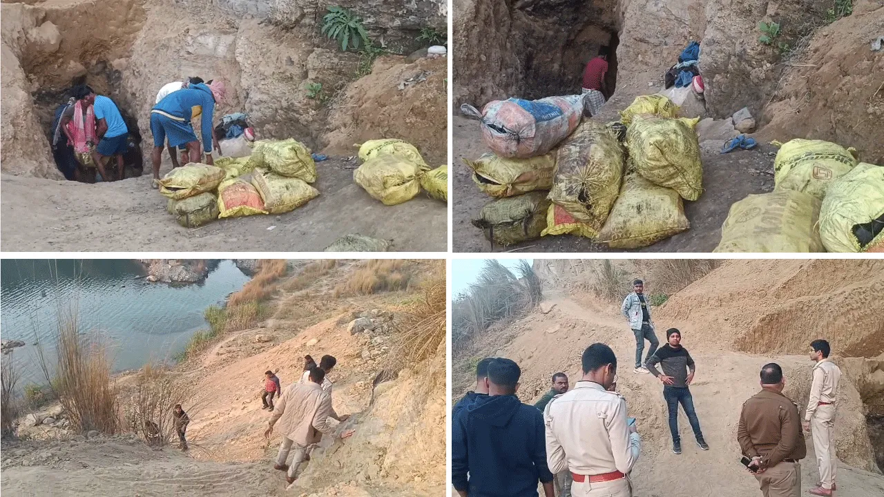 ৮০ ফুট গভীর সুড়ঙ্গ থেকে উদ্ধার বস্তা বস্তা অবৈধ কয়লা
