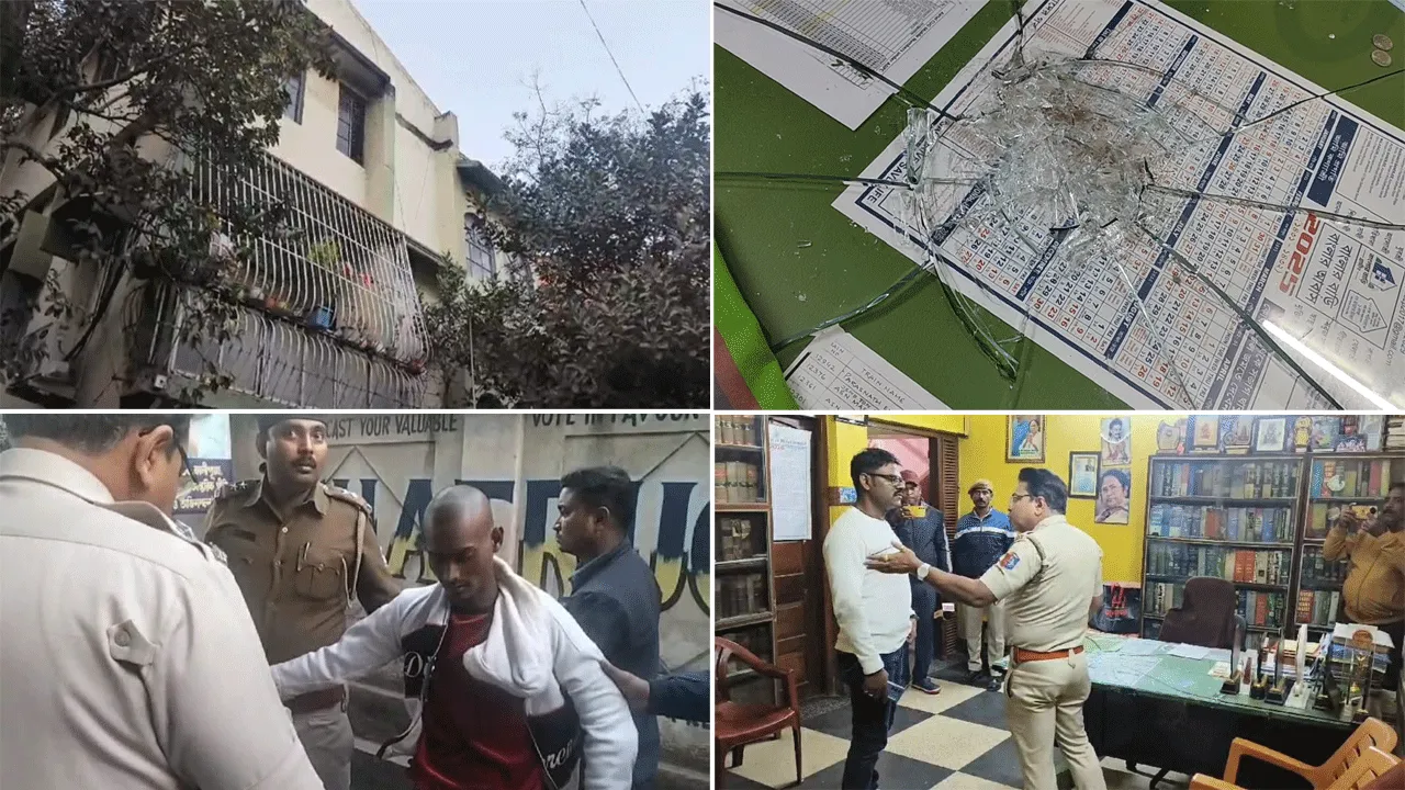 মন্ত্রী মলয় ঘটকের আসানসোলের বাড়িতে হামলা, আটক ১