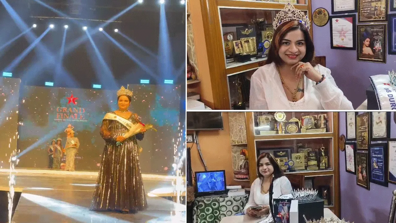 মিসেস ইউনিভার্সের শিরোপা দুর্গাপুরের বধূর