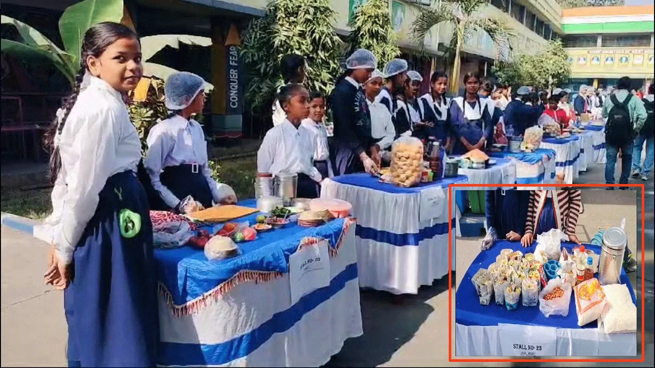 শিক্ষা প্রাঙ্গণে খাদ্য মেলা,অভিনব উদ্যোগ দুর্গাপুরের স্কুলের