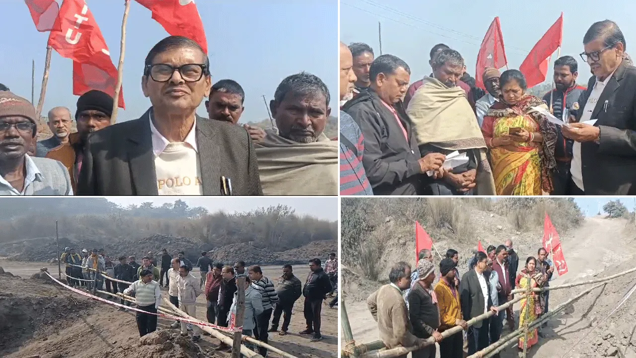 আসানসোলে মৃত শ্রমিকদের পরিবারের জন্য ক্ষতিপূরণের দাবি