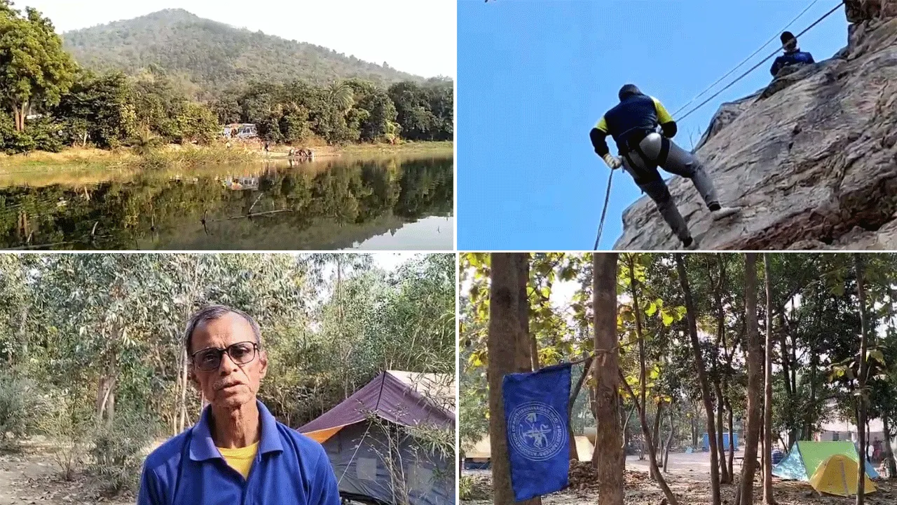 শুশুনিয়ায় প্রশিক্ষণ দিচ্ছেন এভারেস্ট জয়ী বাঙালি পর্বতারোহী