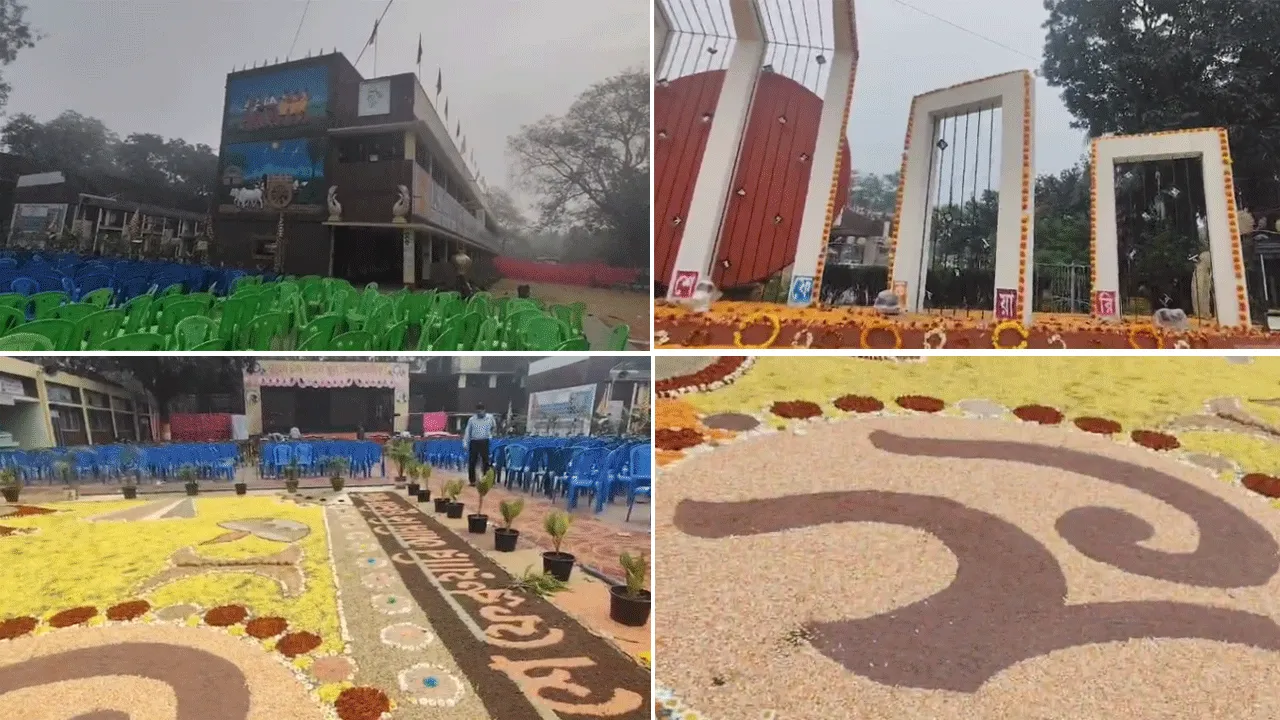 ভাষা দিবসে বিভিন্ন খাদ্যসামগ্রী দিয়ে সেজে উঠল দুর্গাপুরের স্কুল