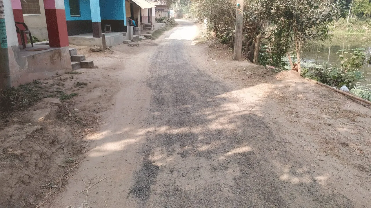 বেহাল রাস্তা – বেজায় সমস্যায় এলাকাবাসী