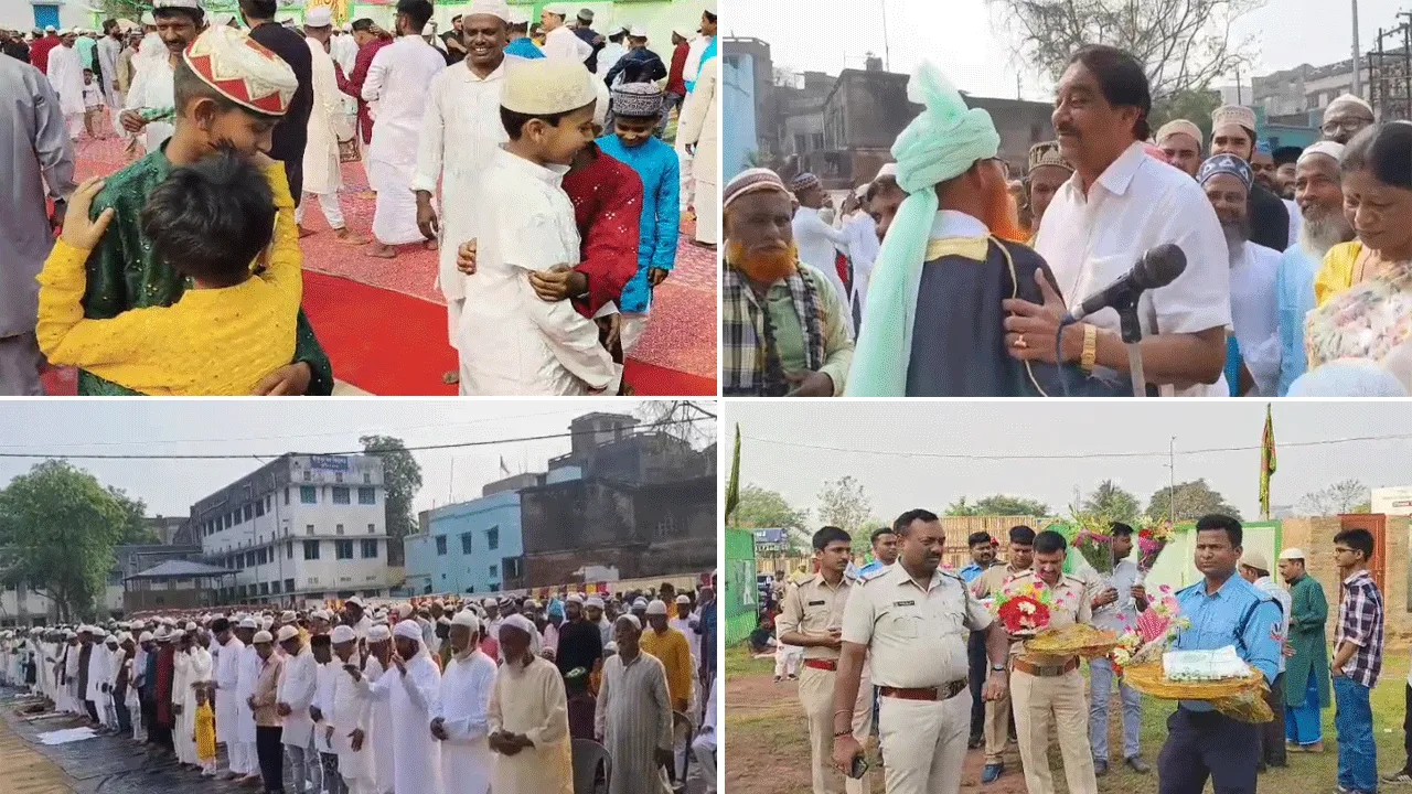 খুশির ঈদ পালিত শিল্পাঞ্চলে ও বাঁকুড়ায়, পুলিশের উপহার, শুভেচ্ছা আদান প্রদান সাংসদের