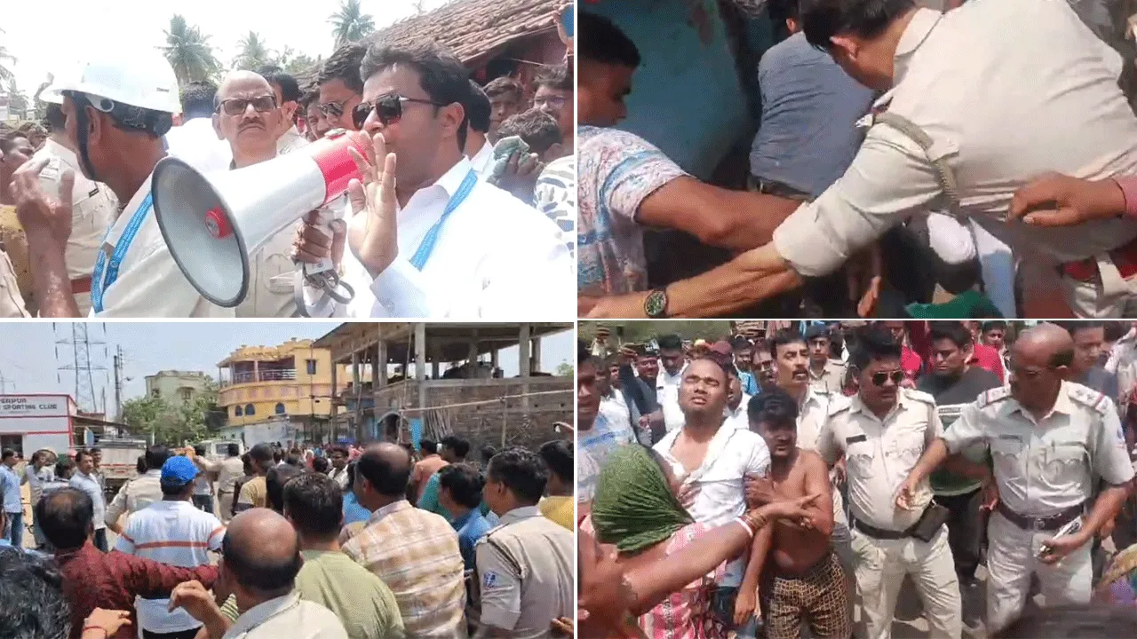ডিভিসির উচ্ছেদ অভিযানকে ঘিরে মারধর, ধুন্দুমার কাণ্ড দুর্গাপুরে