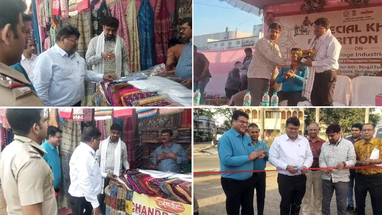 দুর্গাপুরে শুরু হল স্পেশাল খাদি প্রদর্শনী ও মেলা