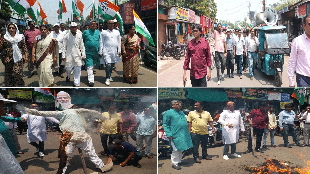 ন্যাশনাল হেরাল্ড মামলায় গান্ধী পরিবারকে হেনস্থার অভিযোগে কংগ্রেসের বিক্ষোভ কর্মসূচি