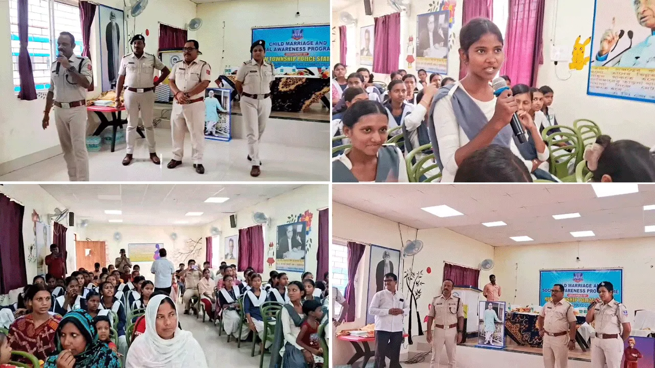 পড়ুয়াদের সাথে বসে অভিভাবকরা, ক্লাস নিলেন পুলিশ আধিকারিকরা
