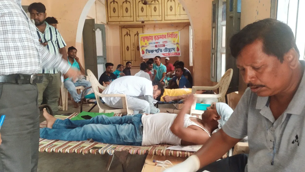 স্বেচ্ছায় রক্তদান শিবিরের আয়োজন করলেন থ্যালাসামিয়া রুগী