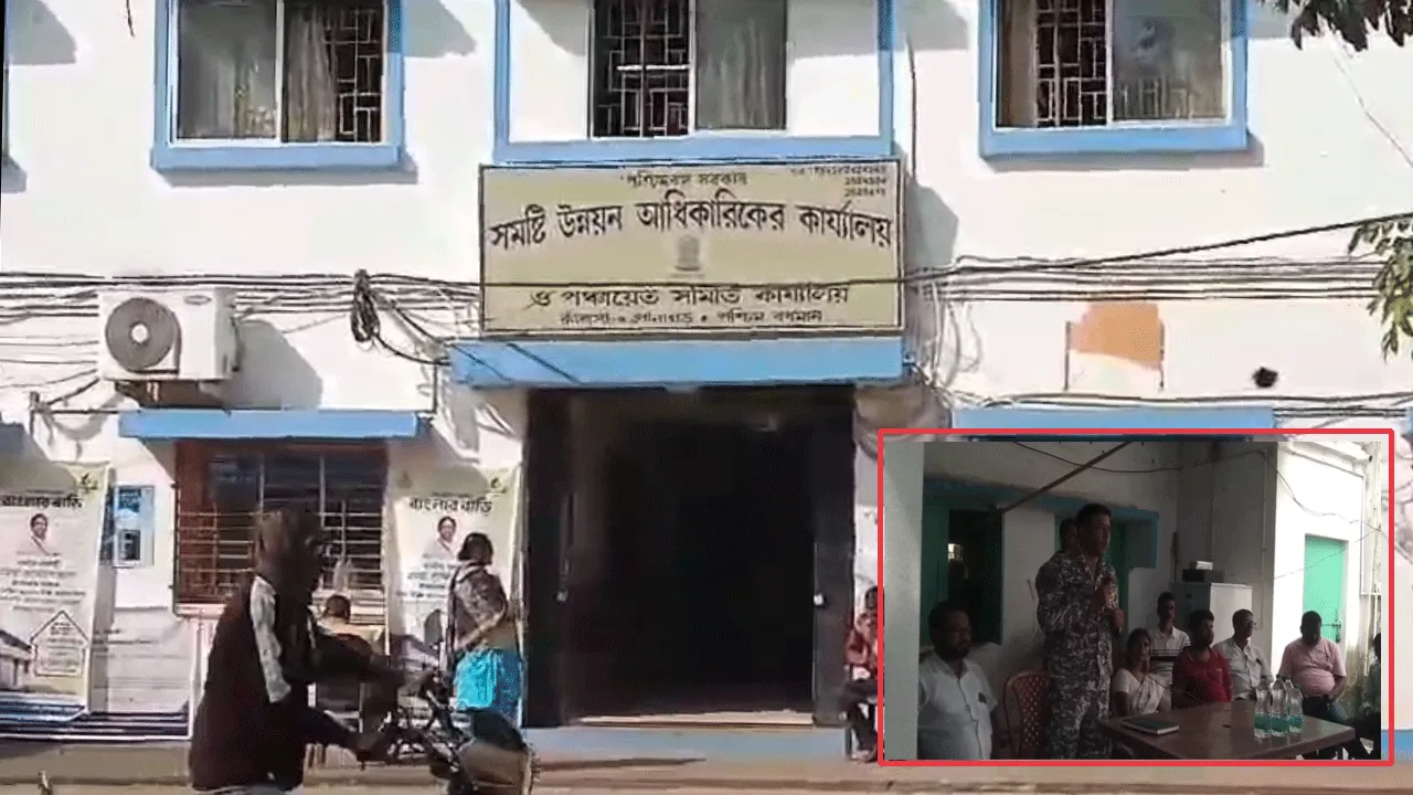 বায়ুসেনার নির্দেশে কাঁকসায় রাত পাহারায় গ্রামবাসীরা