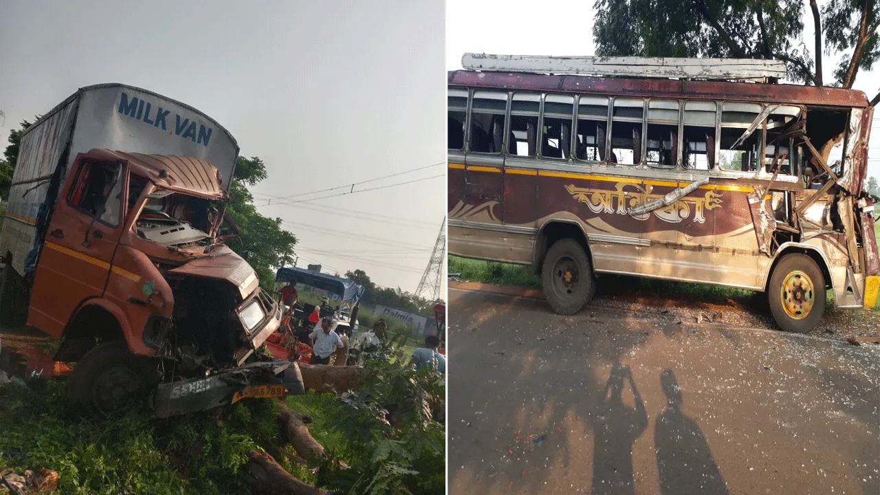 বাঁকুড়ায় দুর্ঘটনার কবলে যাত্রীবাহী বাস