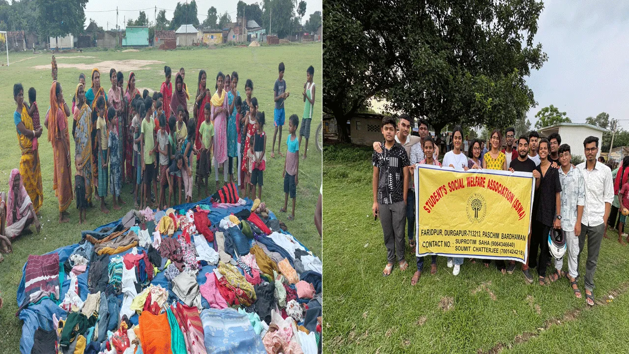 অসহায়দের পাশে পড়ুয়ারা