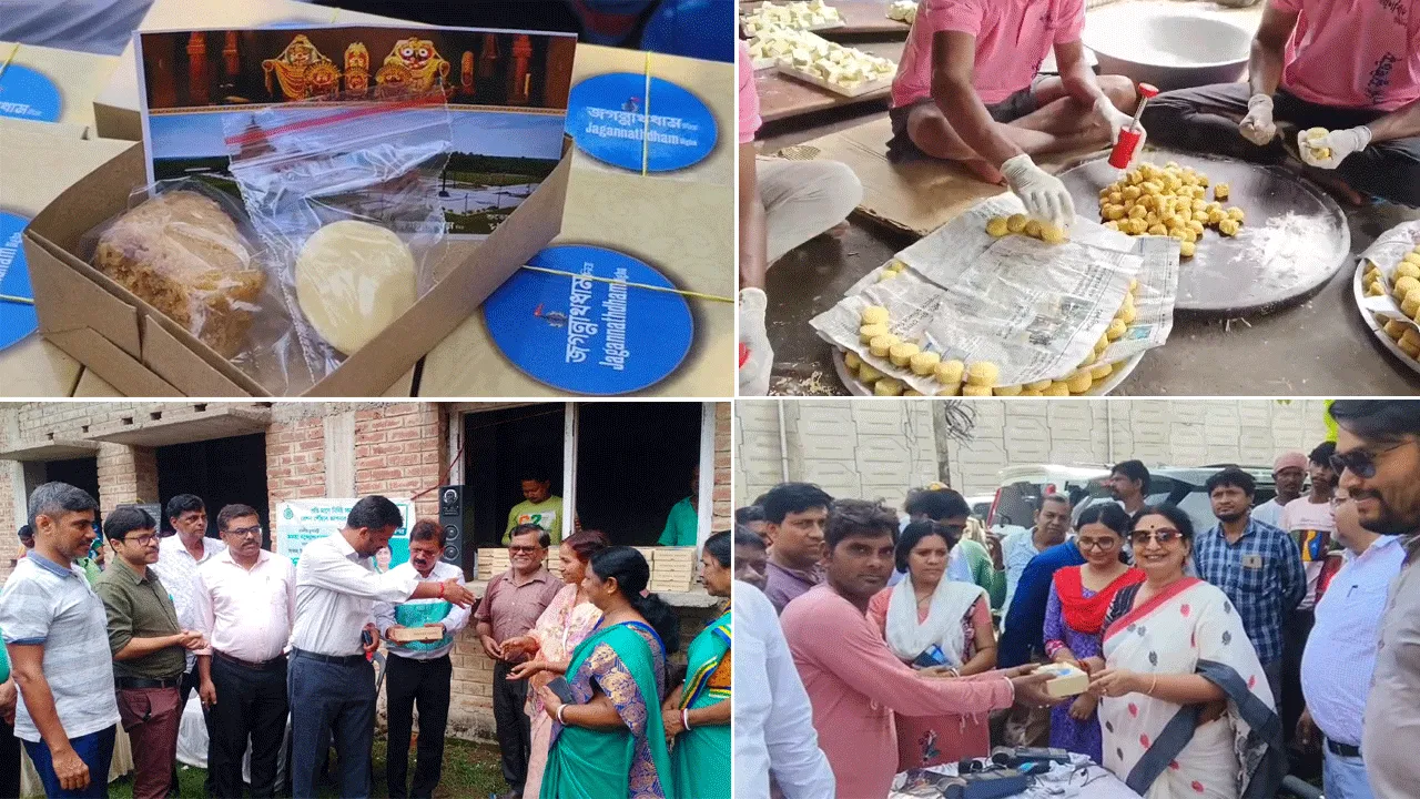 রেশনে জগন্নাথ প্রসাদ, লম্বা লাইন, প্রসাদ না নেওয়ায় বিতর্ক