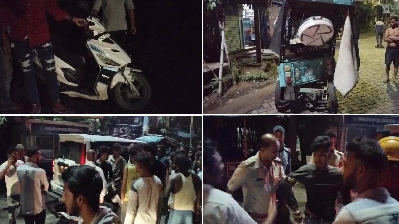 বেপরোয়া স্করপিও চালকের তাণ্ডব, জখম ৪, আশঙ্কাজনক ১