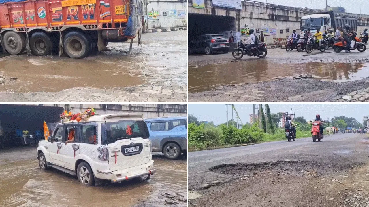 জাতীয় সড়কের সার্ভিস রোড ঘিরে আতঙ্ক