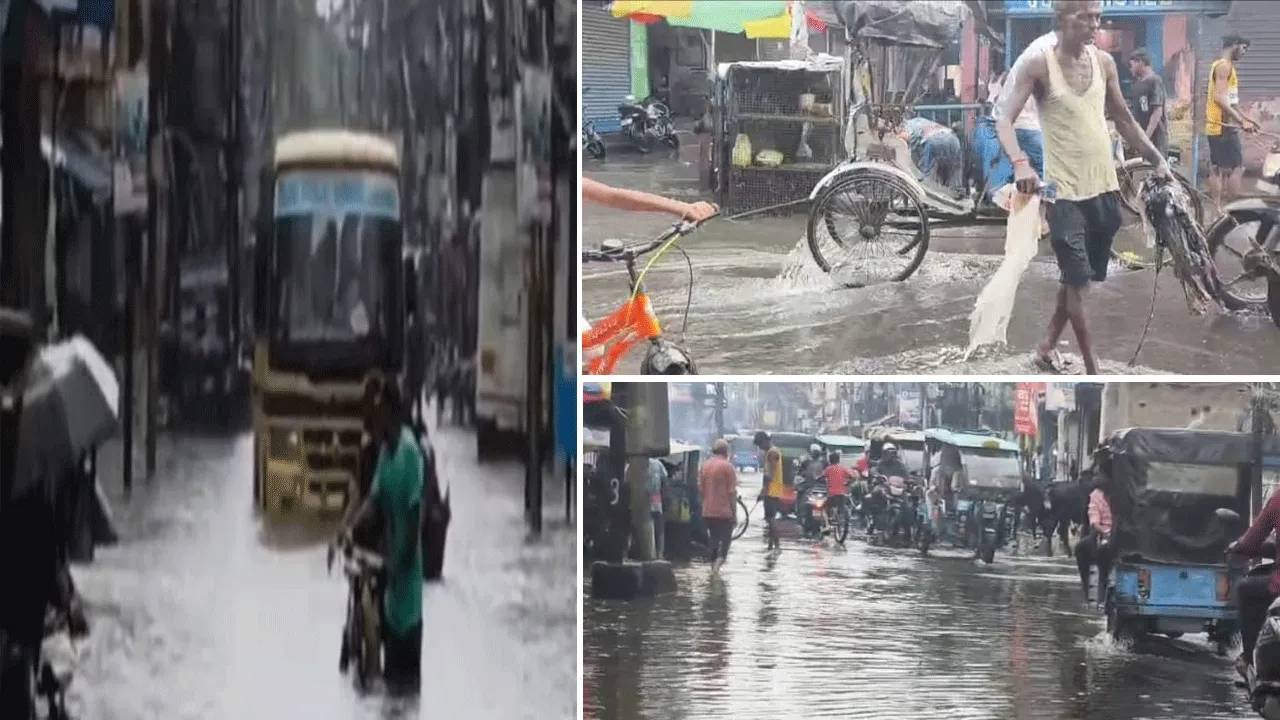 টানা বৃষ্টিতে জলমগ্ন আসানসোলের বিভিন্ন এলাকা