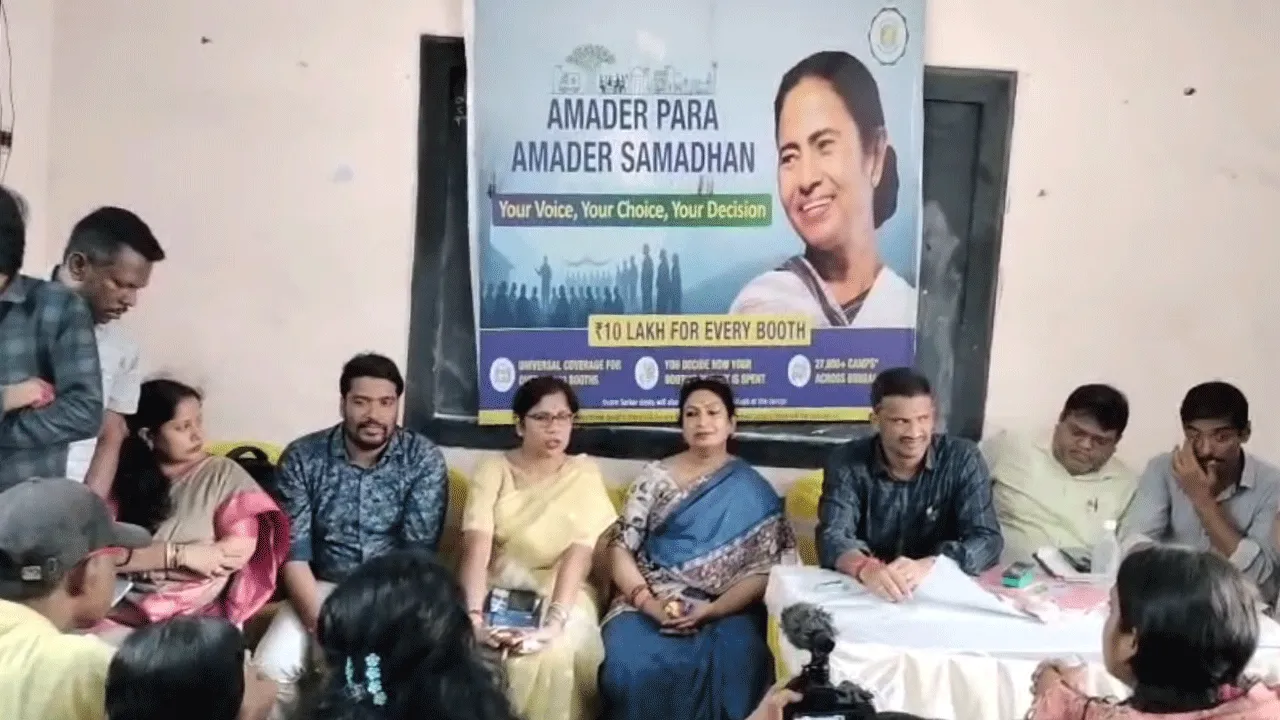 দুর্গাপুরে “আমাদের আমাদের পাড়া আমাদের সমাধান”কর্মসূচিতে মন্ত্রী শশী পাঁজা