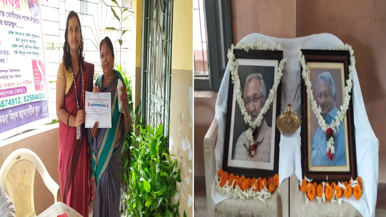 স্বেচ্ছায় রক্তদান শিবির হলো গুসকরায়