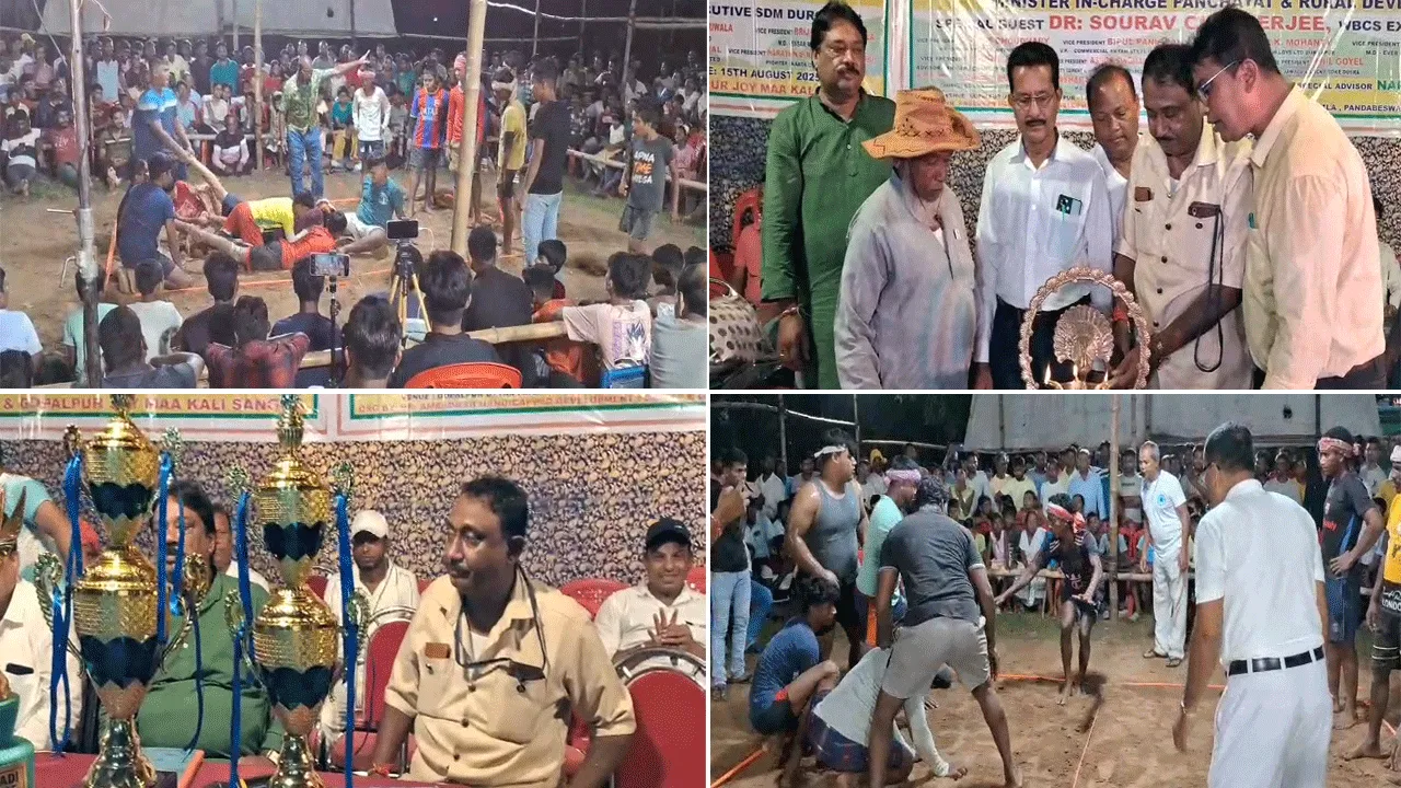 কাঁকসায় হাডুডু টুর্নামেন্টের আয়োজন