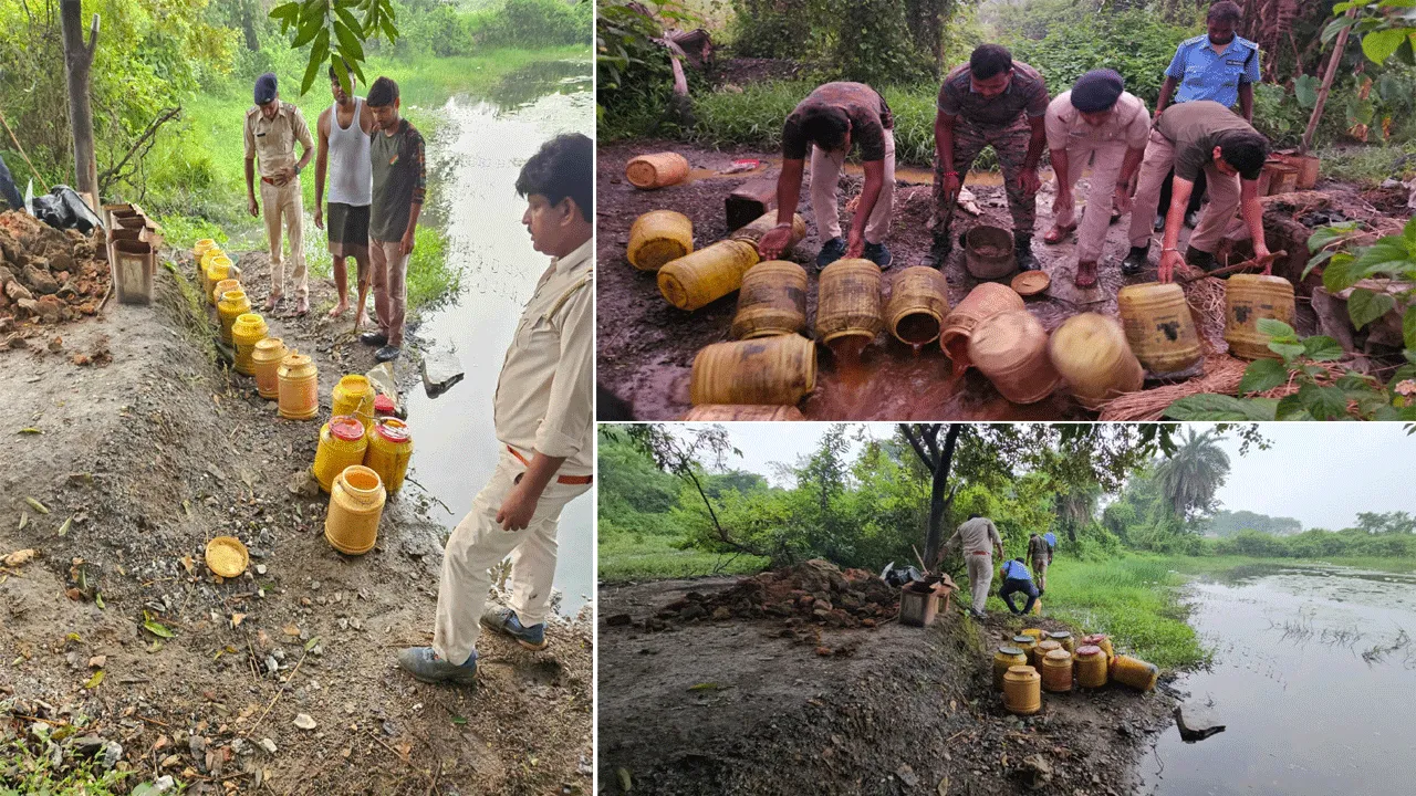 ফের ছাতনায় চোলাই মদের ঠেক ভাঙলো আবগারি দপ্তর