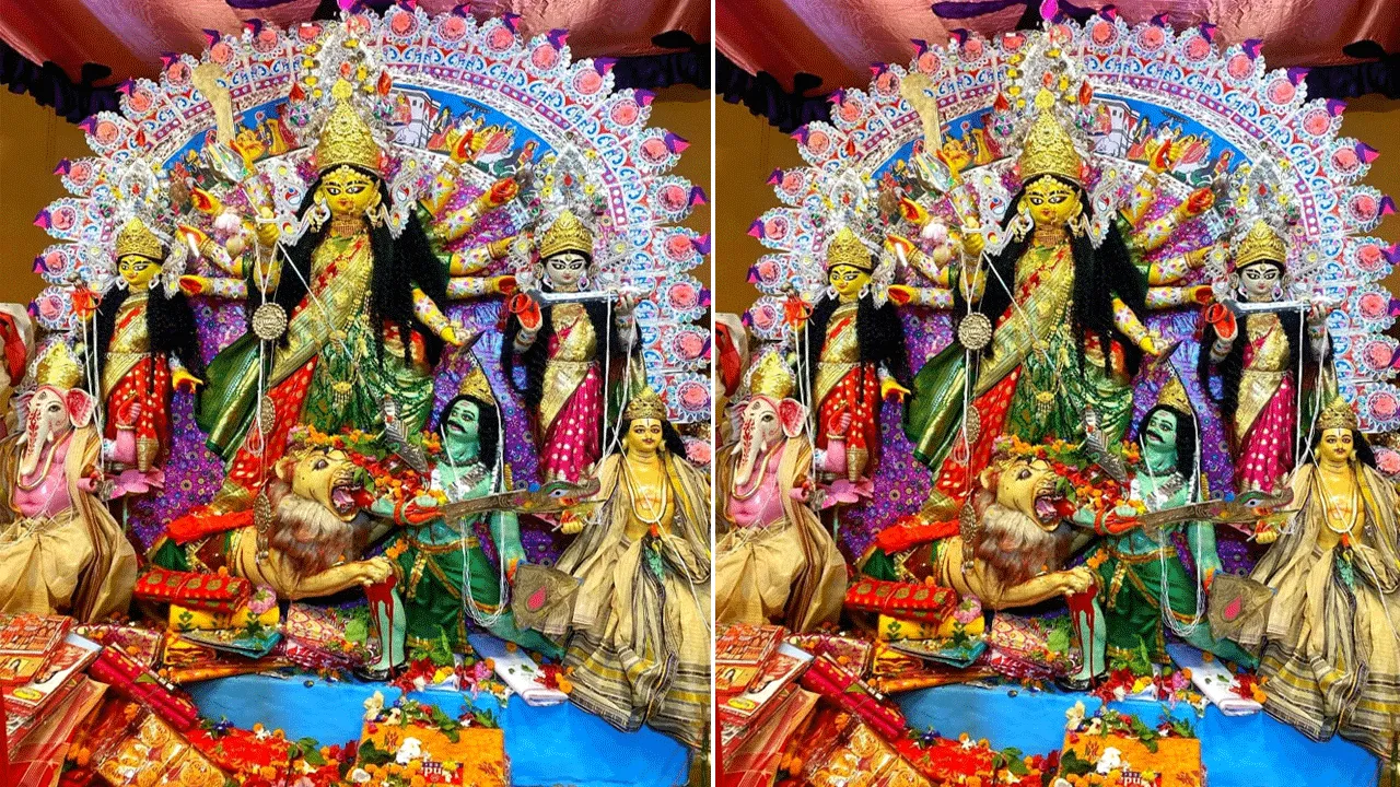 ১২৬২ থেকে নিজস্ব পুঁথি অনুসারে মা দুর্গার পুজো হয় নদিয়ার রানাঘাটে