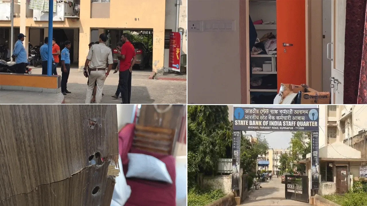 দুর্গাপুরের সিটি সেন্টারে ব্যাঙ্ক আবাসনে একই রাতে পর পর চুরির ঘটনা