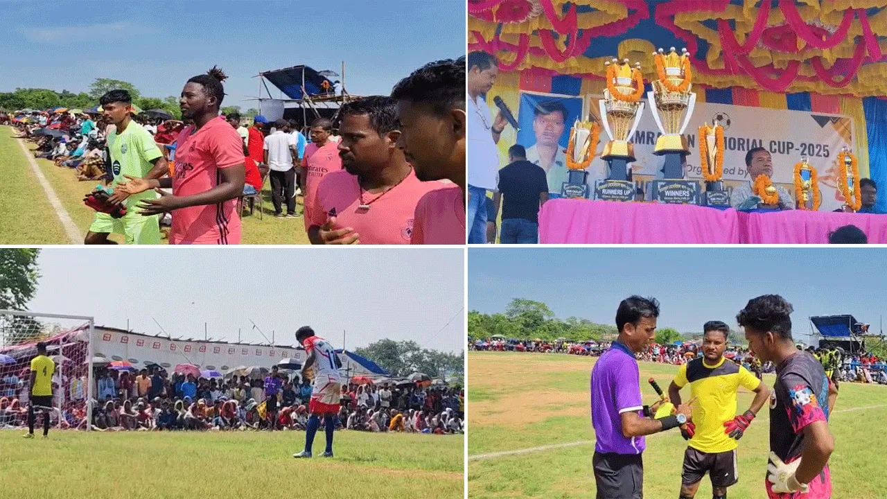 দেশি-বিদেশি তারকা খেলোয়াড়দের নিয়ে খাতড়ায় ফুটবল উৎসব