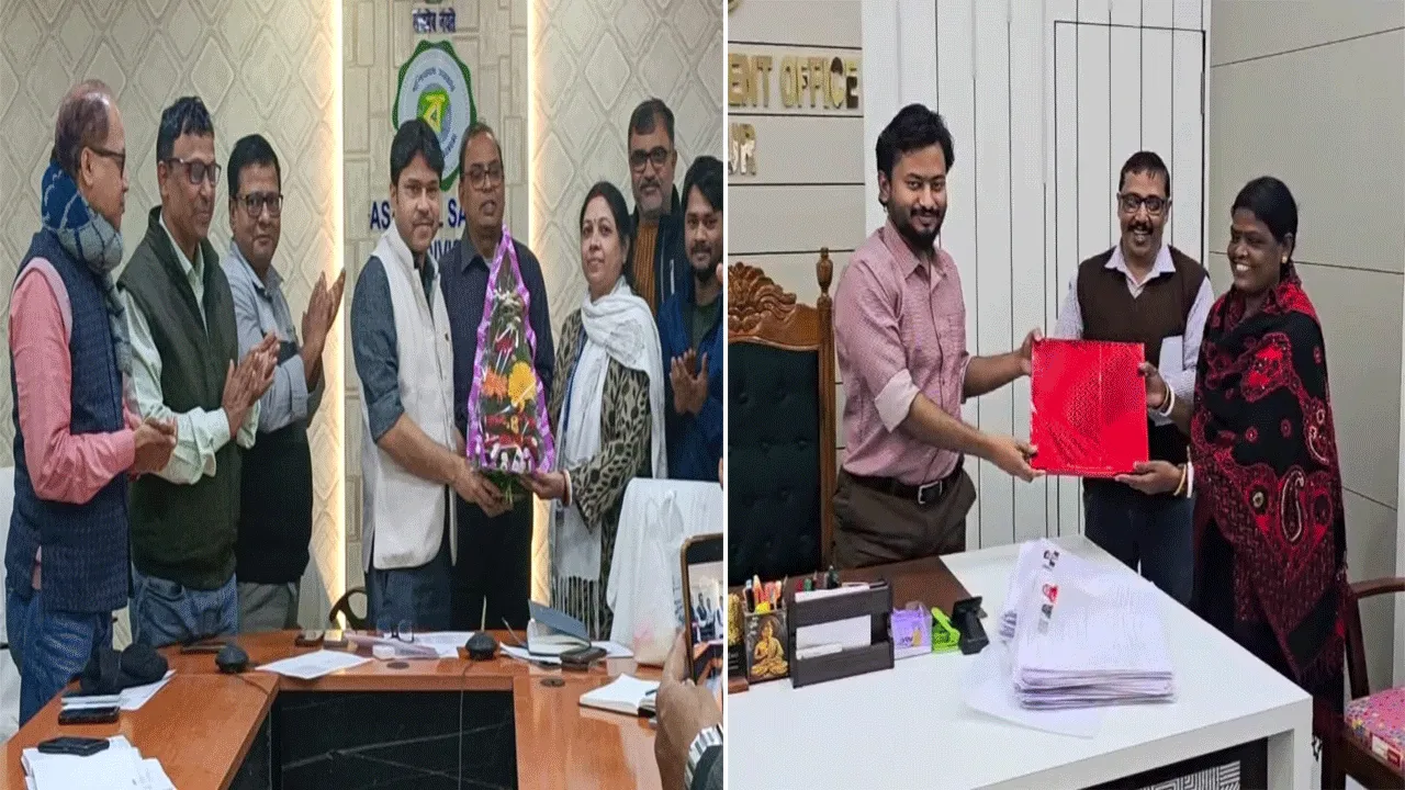 আসানসোলে দুই বিএলওকে সম্বর্ধনা