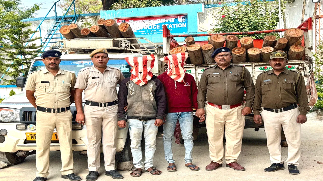 অবৈধভাবে কাঠ পাচারের অভিযোগ, গ্রেফতার দুই