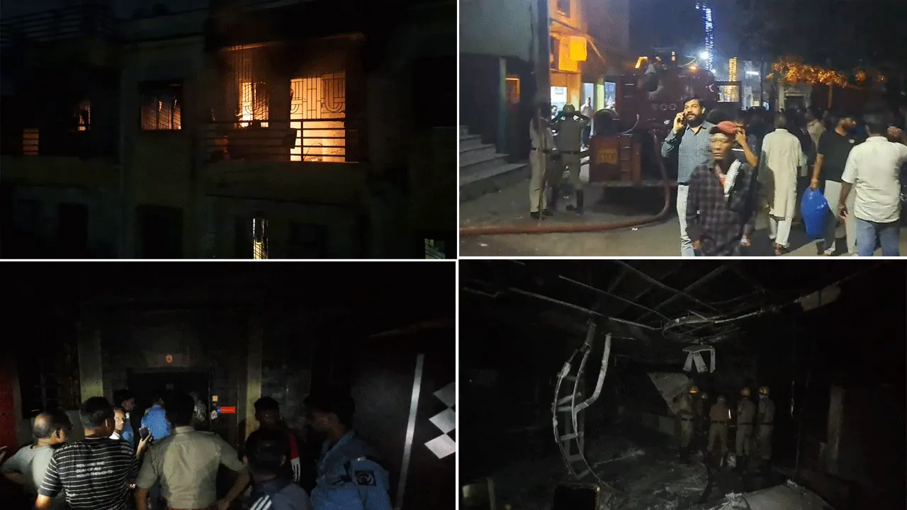 দেব দীপাবলি উদযাপনের মাঝে আবাসনে আগুন, আতঙ্ক