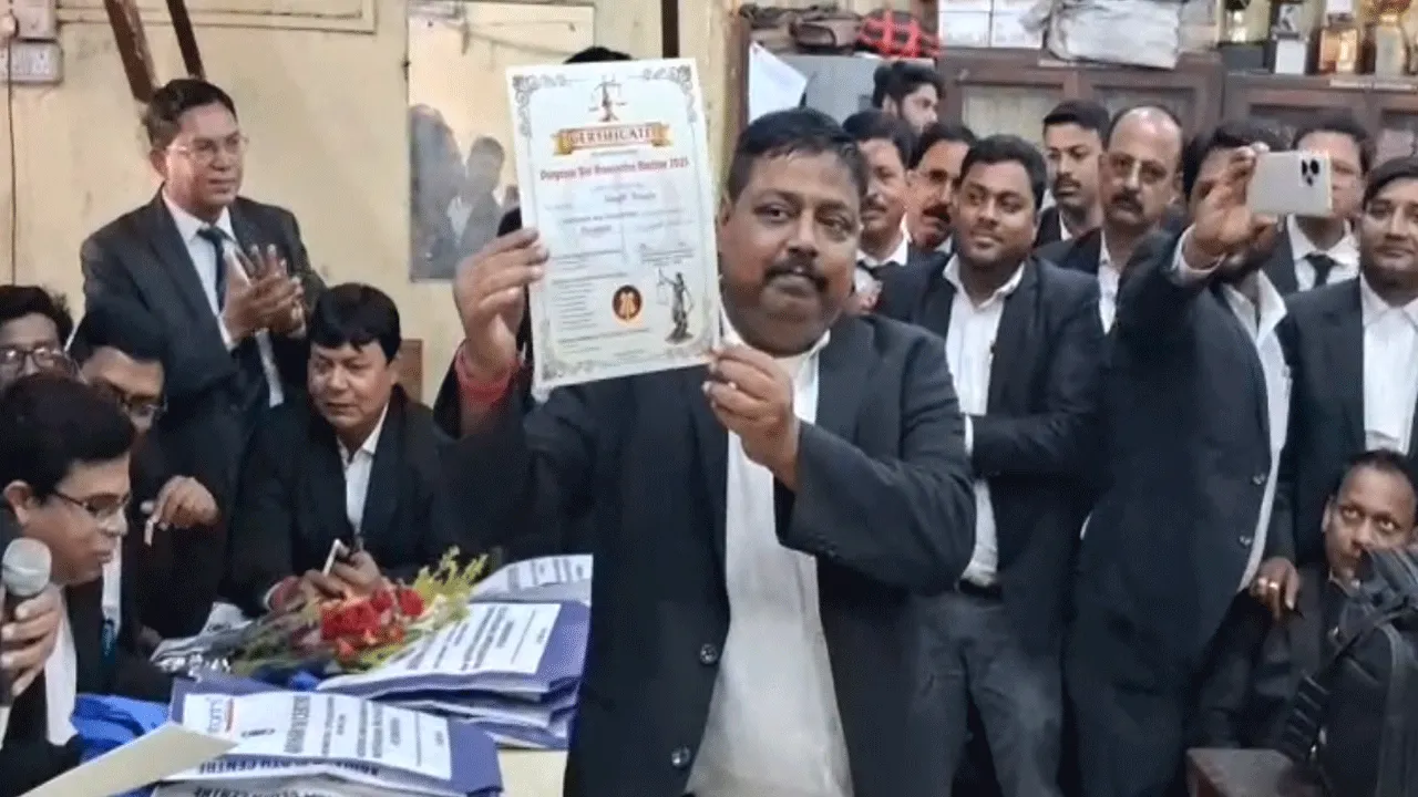 দুর্গাপুর মহকুমা আদালতের বার অ্যাসোসিয়েশনে গঠিত হল নতুন কমিটি
