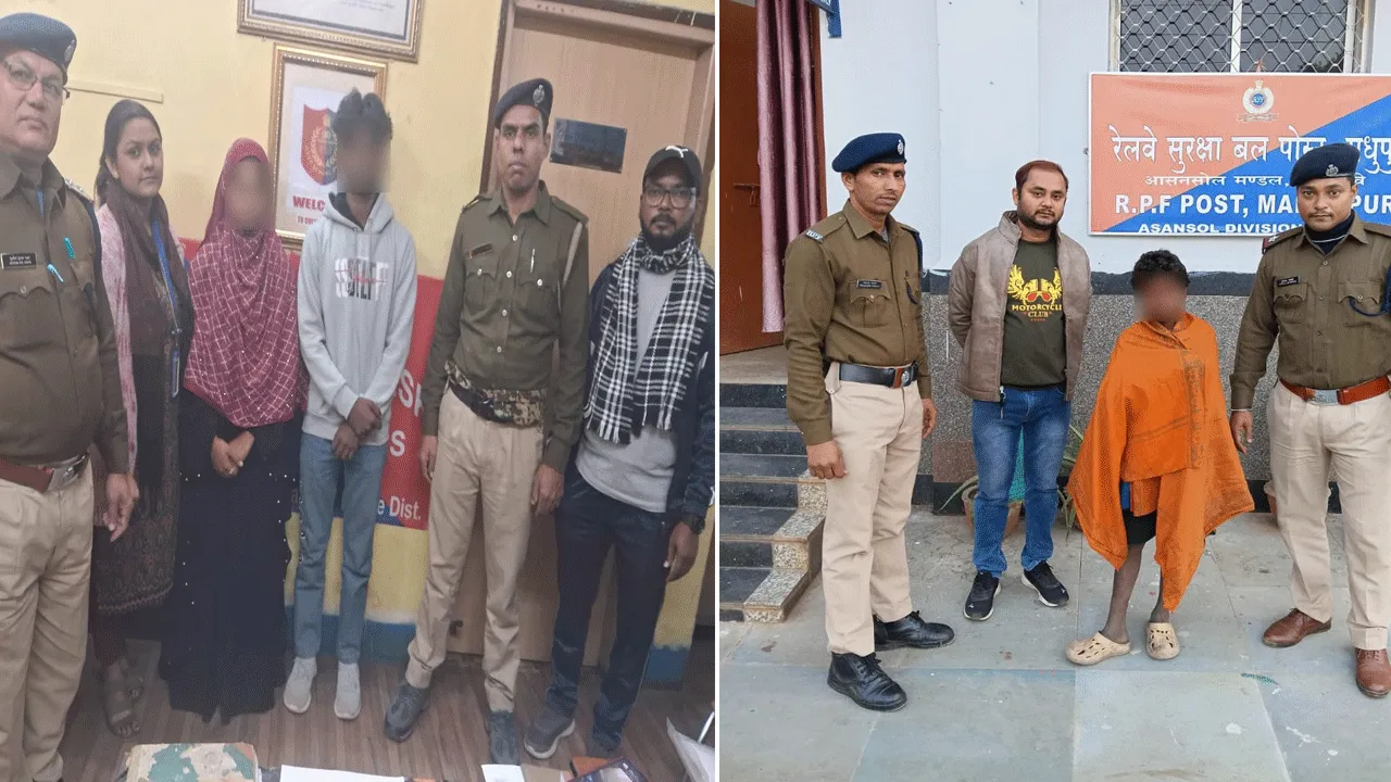 চার স্টেশন থেকে পাঁচ নাবালককে উদ্ধার