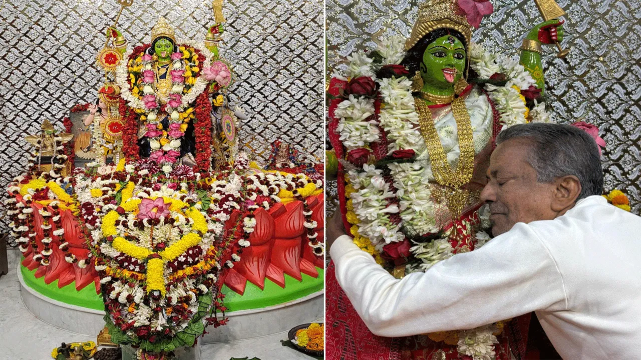 সবুজ কালী মায়ের মন্দিরে ৭৫ তম বাৎসরিক উৎসব