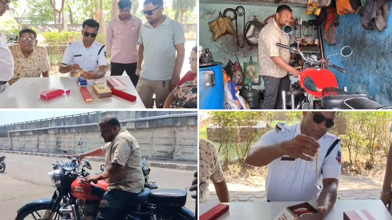 লক্ষাধিক টাকার গয়না ফেরত দিয়ে সততার নজির গ্যারাজ কর্মীর