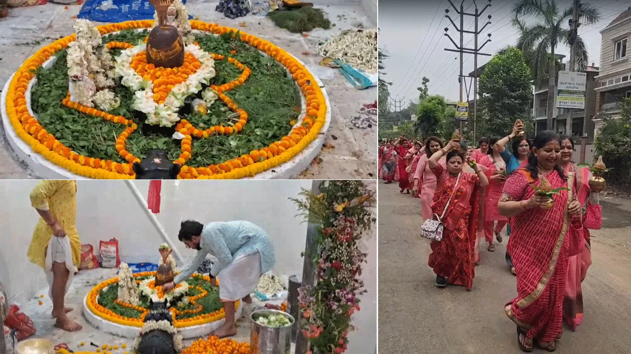 দুর্গাপুরের শিব মন্দিরের প্রতিষ্ঠা উপলক্ষে তিন দিনব্যাপী ধর্মীয় অনুষ্ঠান