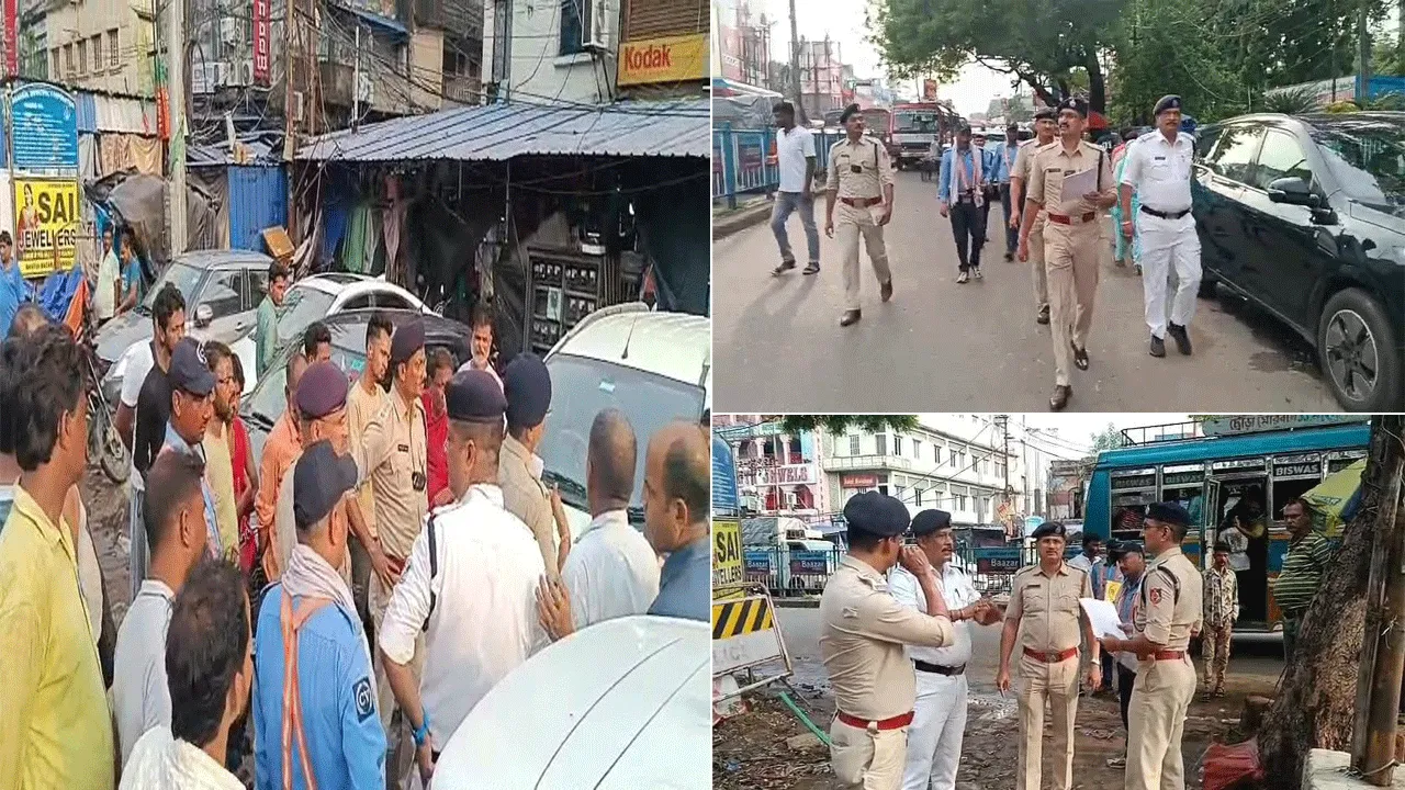 অবৈধ পার্কিংয়ের বিরুদ্ধে পুলিশি অভিযান: বন্ধ পার্কিং ফি আদায়
