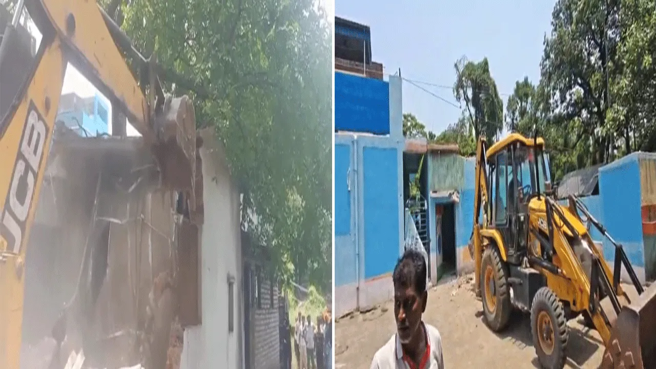 অবৈধ নির্মাণের অভিযোগ, ভাঙা হলো তৃণমূলের দুটি পার্টি অফিস