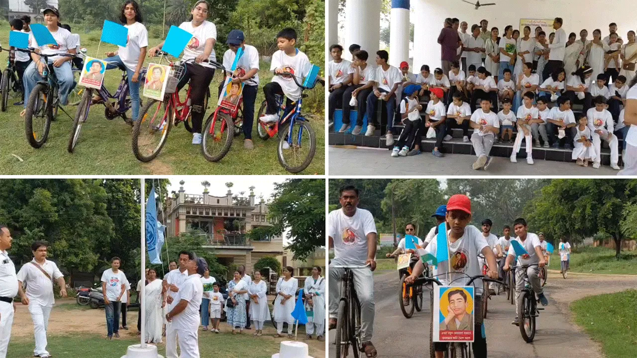 কবি সুকান্ত ভট্টাচার্যের জন্মশতবার্ষিকীতে দুর্গাপুরে ‘কিশোর বাহিনী’র শ্রদ্ধার্ঘ্য
