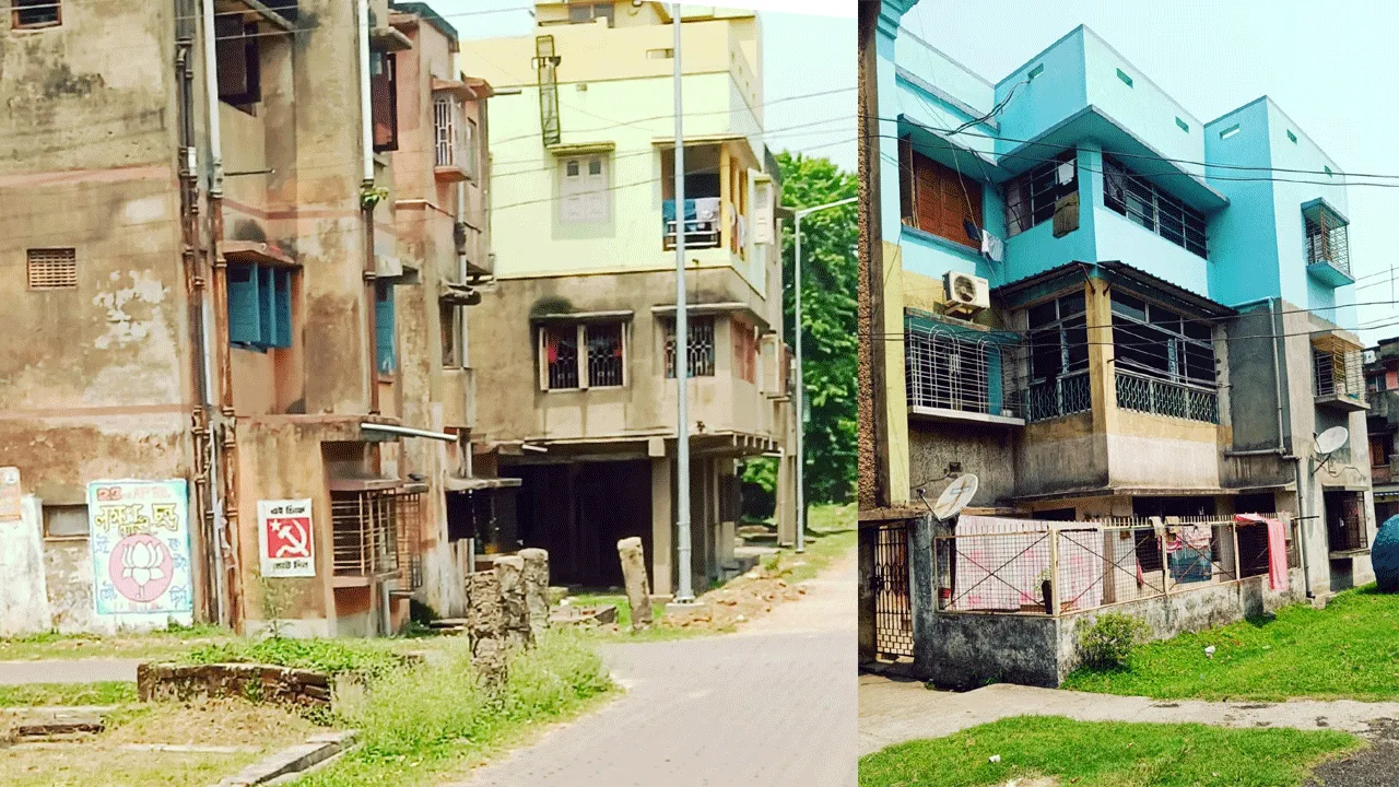 দুর্গাপুরে সরকারি কোয়ার্টারে বেআইনি দখলদারি উচ্ছেদ ও নির্মাণ ভাঙার দাবি
