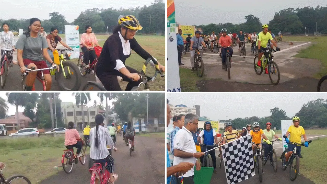 দুর্গাপুরে বেসরকারি স্কুলের উদ্যোগে অনুষ্ঠিত হল “অস্মিতা সিটি সাইকেল লীগ”