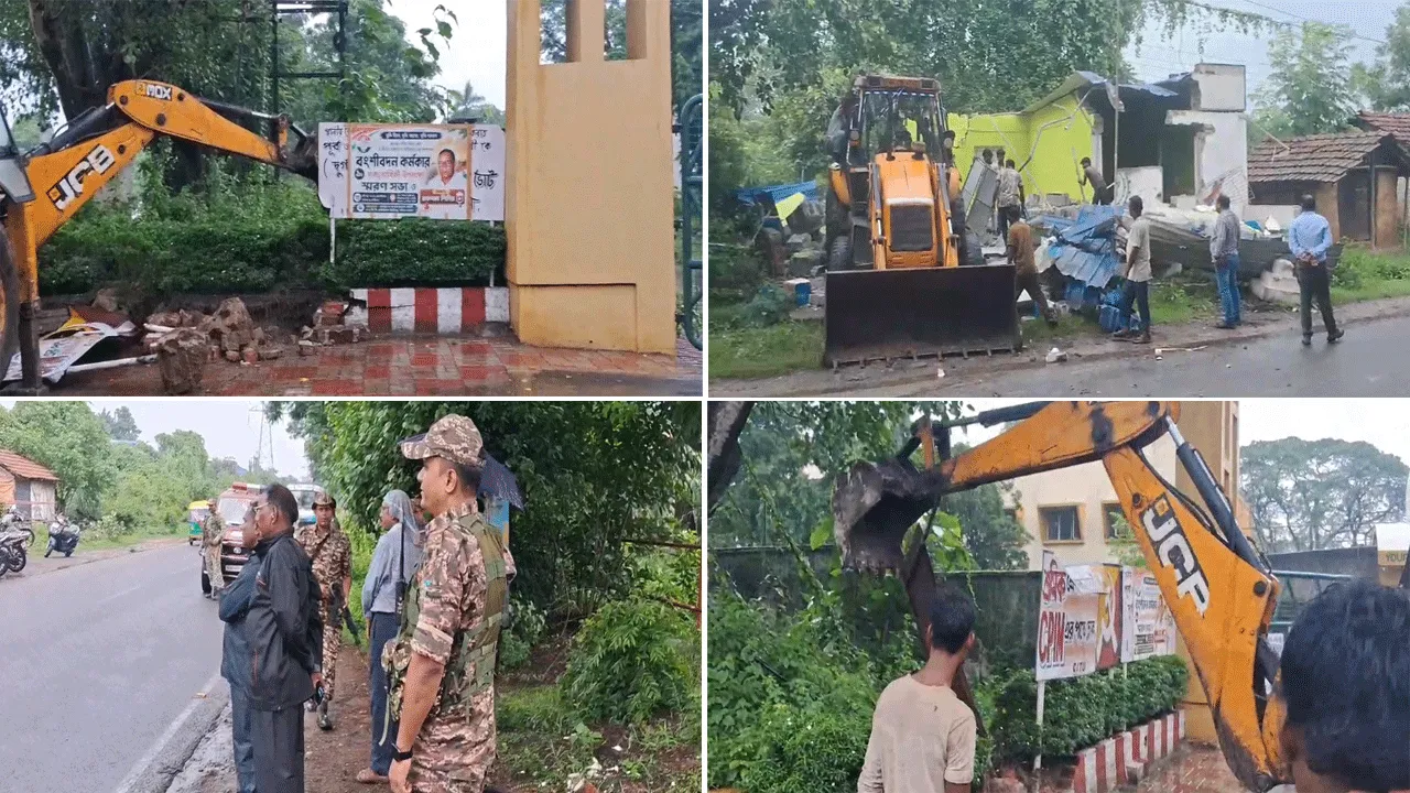 এডিডিএ-এর উদ্যোগে দুর্গাপুরে ভাঙা হল একাধিক শ্রমিক সংগঠনের কার্যালয়