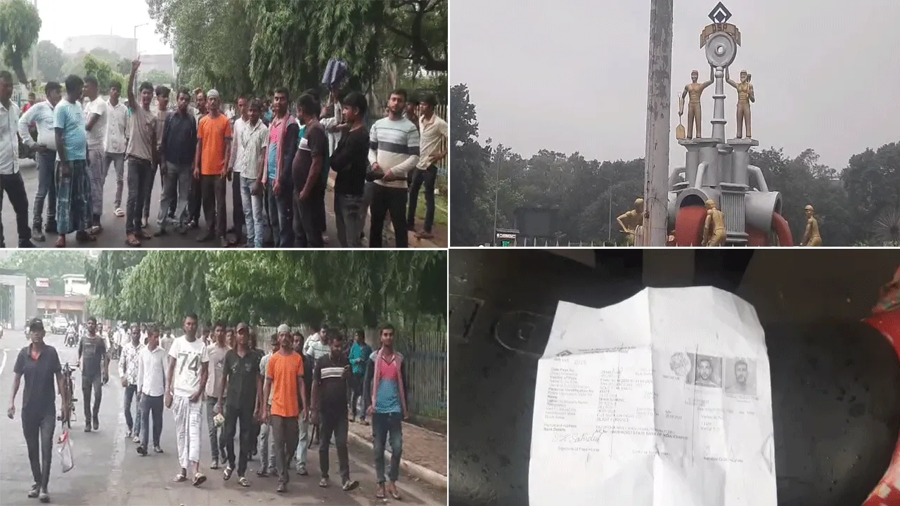 ব্লাস্ট ফার্নেসে পড়ে গিয়ে মর্মান্তিক মৃত্যু দুর্গাপুর ইস্পাত কারখানার শ্রমিকের