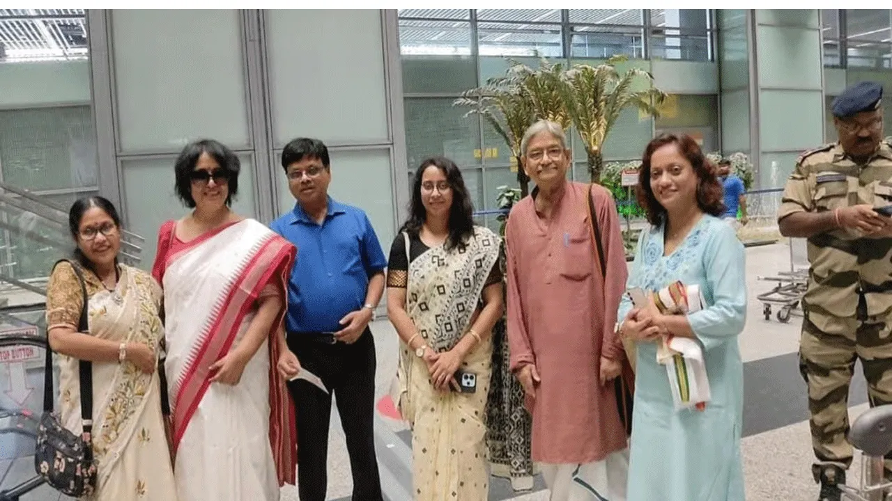 কলকাতায় ফিরলেন তসলিমা নাসরিন
