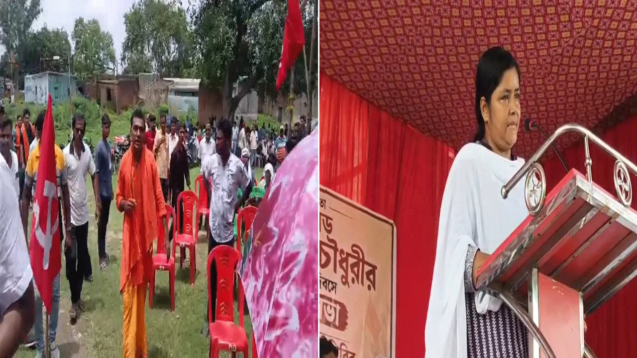 বিকাশ চৌধুরীর প্রয়াণ দিবসে উত্তেজনা: বিজেপির সঙ্গে বচসা