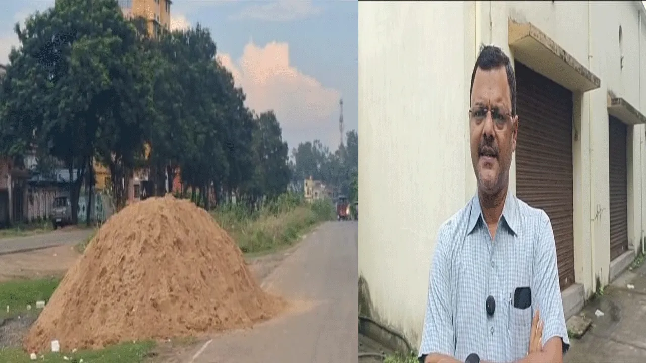 শাসক দলের নেতাদের মদতে চলছে অবৈধ বালি কারবার, বিস্ফোরক কংগ্রেস নেতা