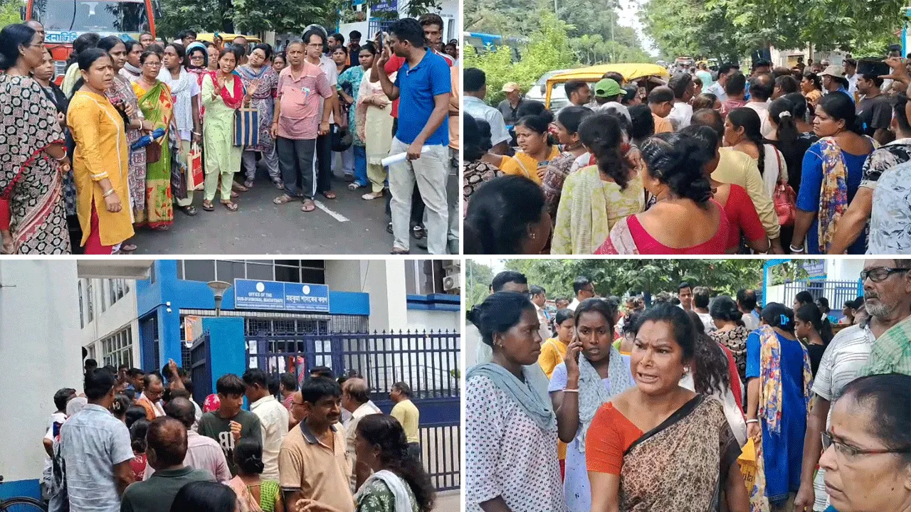 প্রতিশ্রুতিভঙ্গের অভিযোগ! দুর্গাপুরে অন্নপূর্ণা যোজনার দাবিতে মহিলাদের পথ অবরোধ