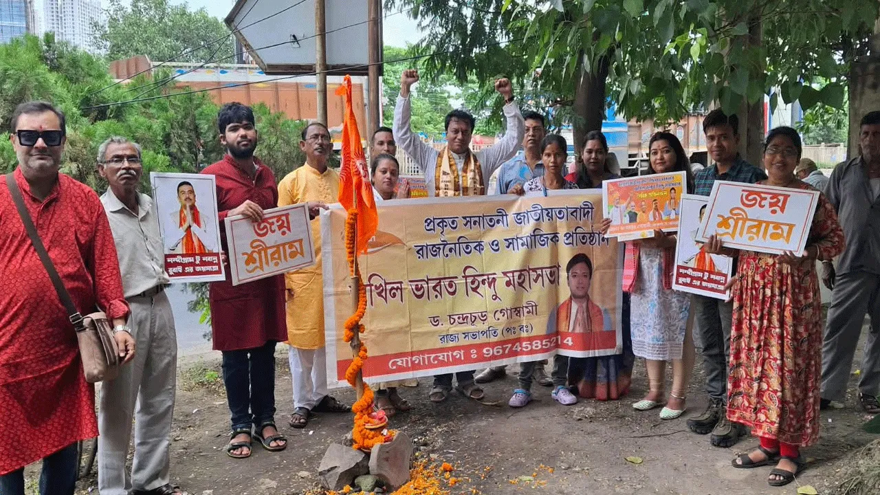 নন্দীগ্রাম টু নবান্ন: মুখ্যমন্ত্রী শুভেন্দুর জয়যাত্রায় সাজছে হিন্দু মহাসভার পুজো