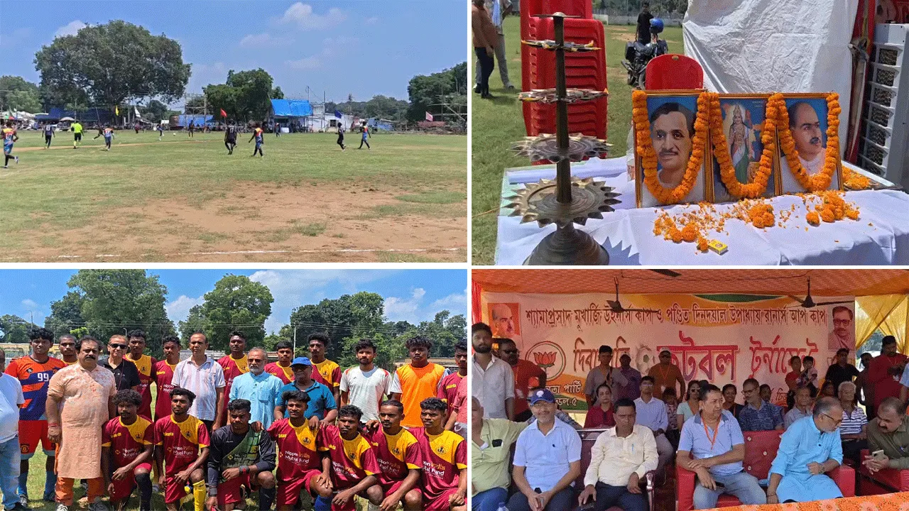 চিত্তরঞ্জনে জমজমাট দিবা-রাত্রি ফুটবল: হারিয়ে যাওয়া ক্রীড়া-ঐতিহ্য ফেরানোর উদ্যোগ