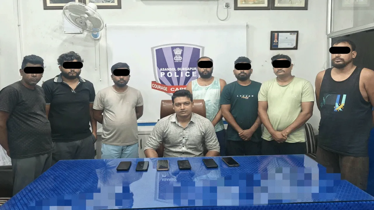 আসানসোলে সাইবার অপরাধ দমন শাখায় বড় সাফল্য, গ্রেফতার ৭ ওয়ান্টেড